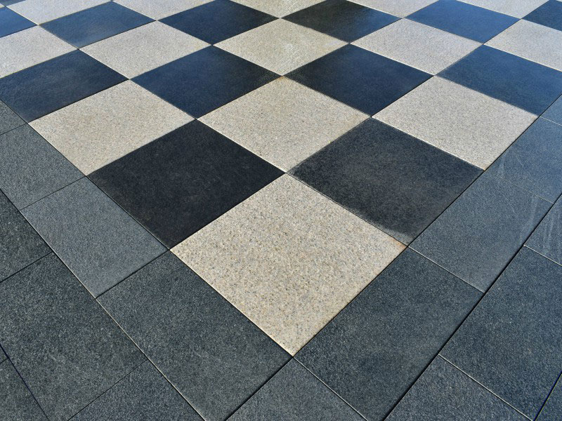 Granite-Basalt-Paving-Chess-Board-in-Sydney-Parkland
